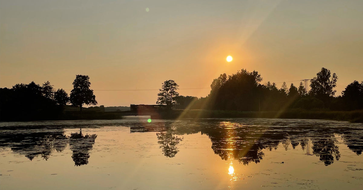 SUP-em po Rządzy ( z cyklu rzeki Mazowsza )