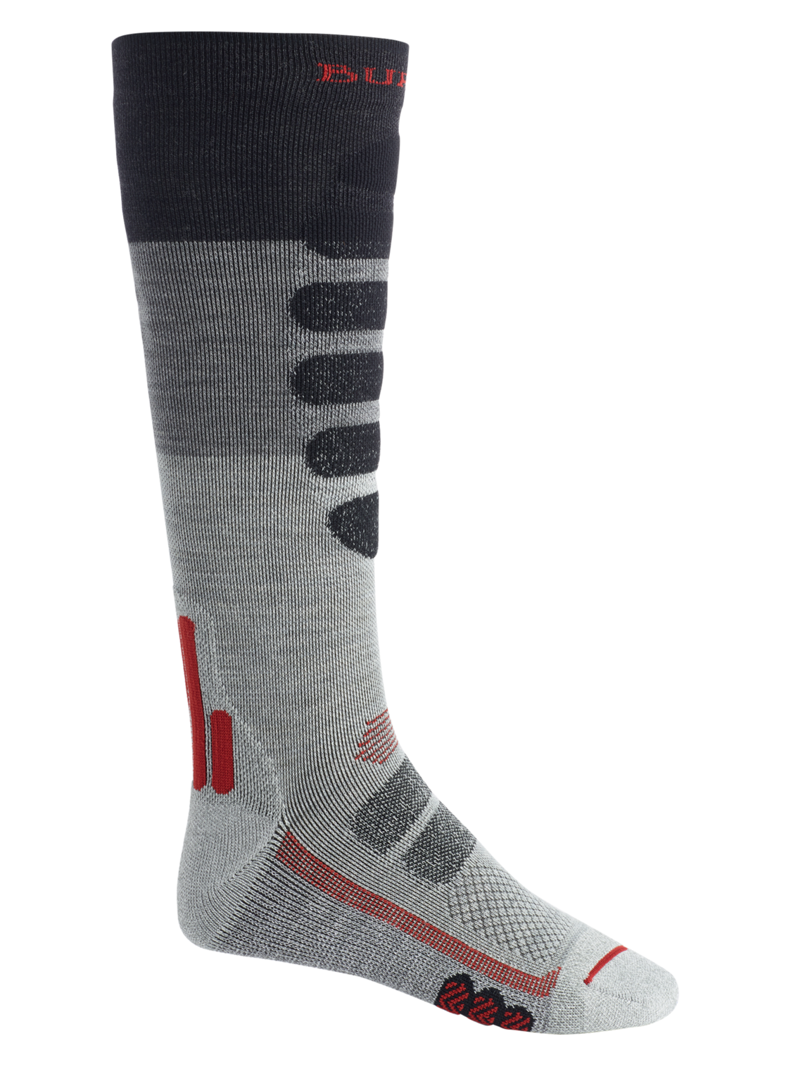 Men's Performance + Lightweight Compression Socks - Gray Heather Block