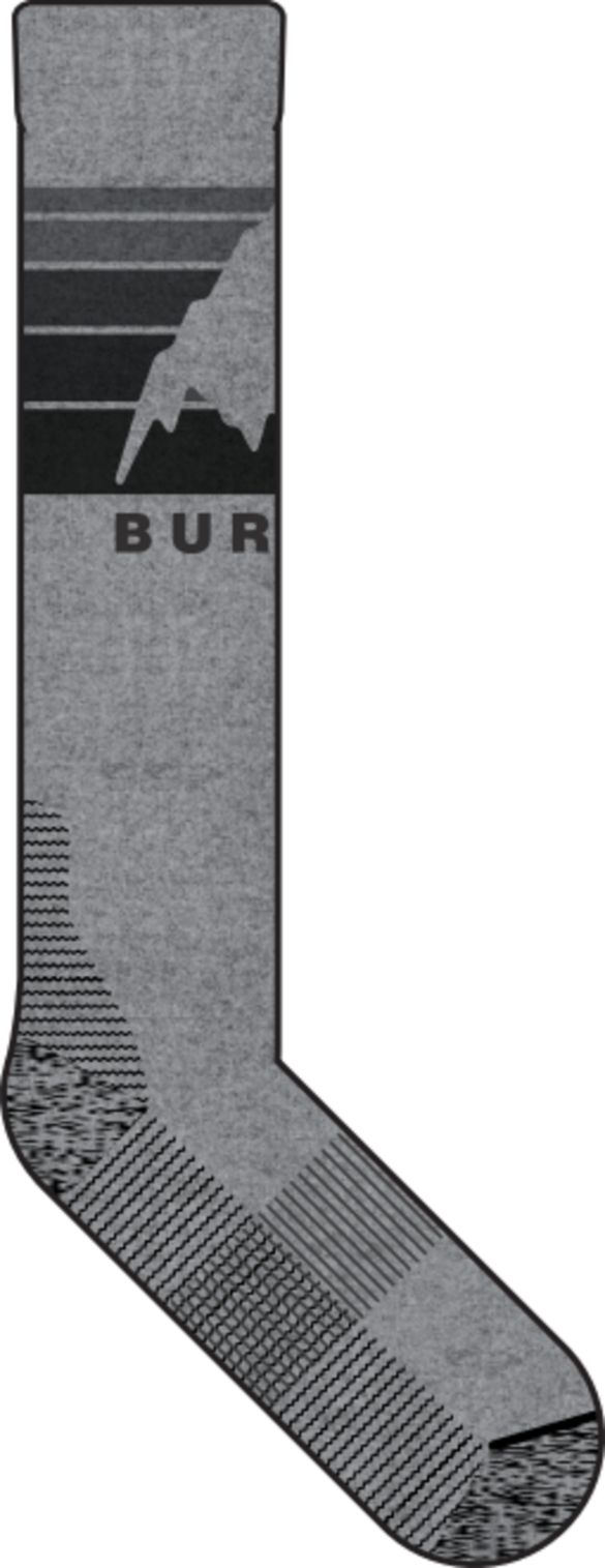 Men's Midweight Emblem Socks - Gray Heather