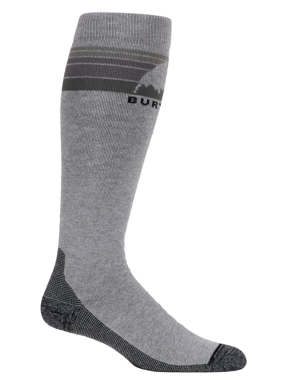 Men's Midweight Emblem Socks - Gray Heather