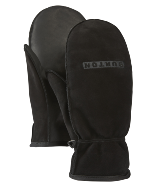 Men's Work Horse Leather Mittens - True Black