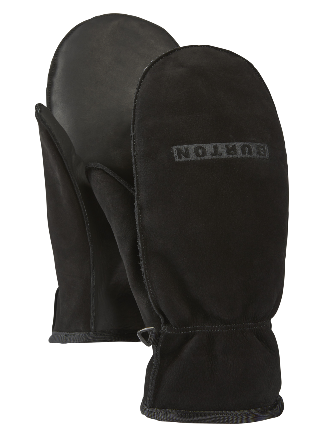 Men's Work Horse Leather Mittens - True Black