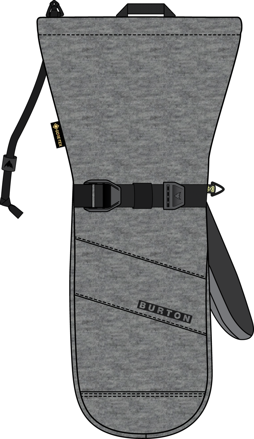 Kids' GORE-TEX Mittens - Gray Heather