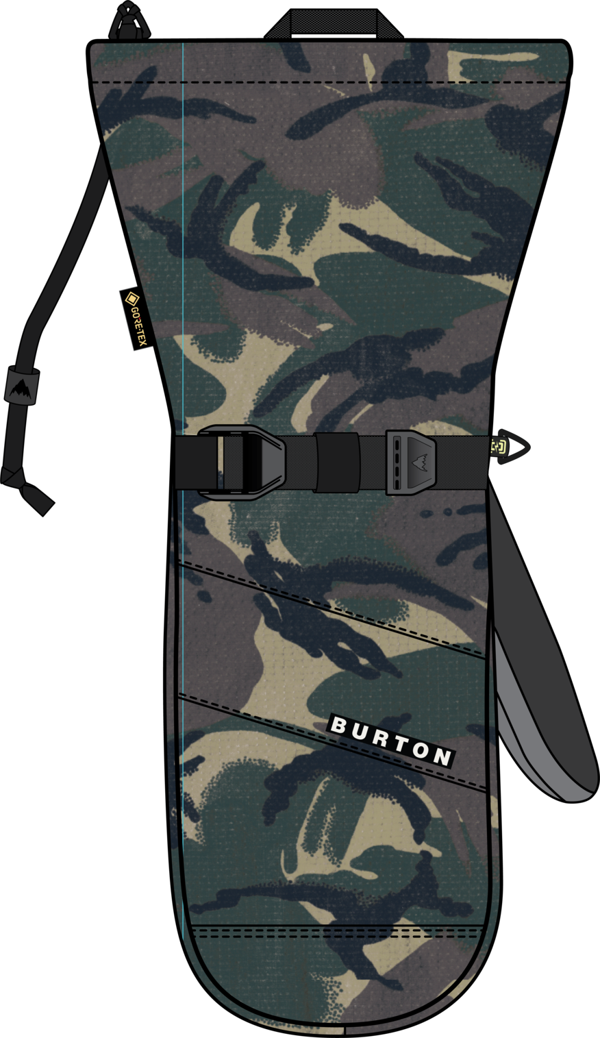 Kids' GORE-TEX Mittens - Seersucker Camo