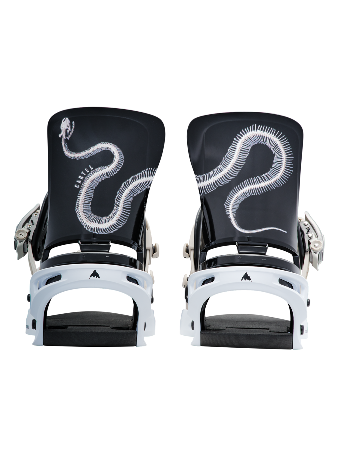 Men's Cartel Re:Flex Snowboard Bindings - Skeleton Snake