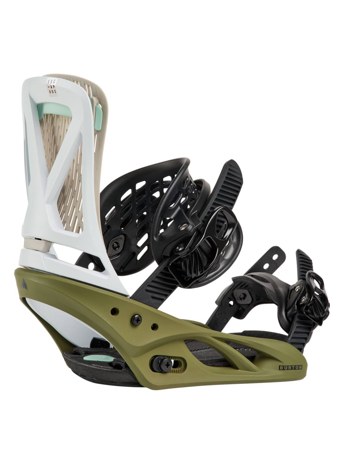 Women's Escapade Re:Flex Snowboard Bindings - White/Dried Moss