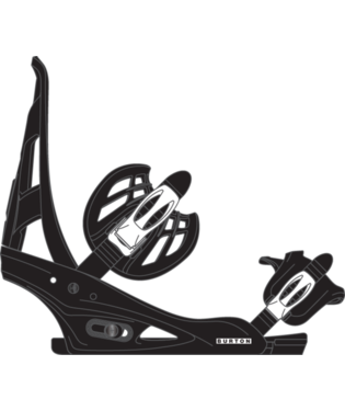 Men's Freestyle Re:Flex Snowboard Bindings - Black