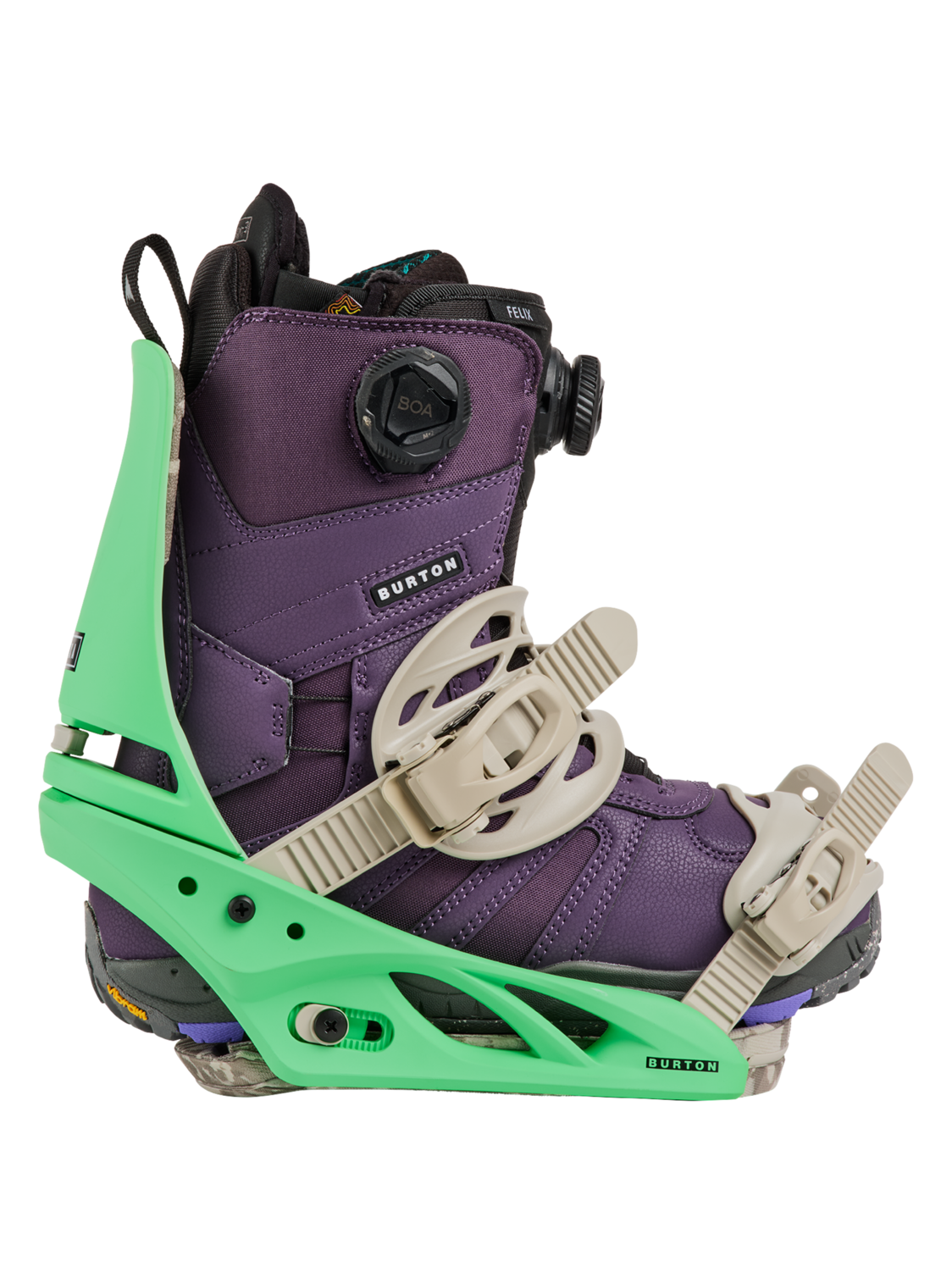 Women's Lexa Re:Flex Snowboard Bindings - Green Voltage