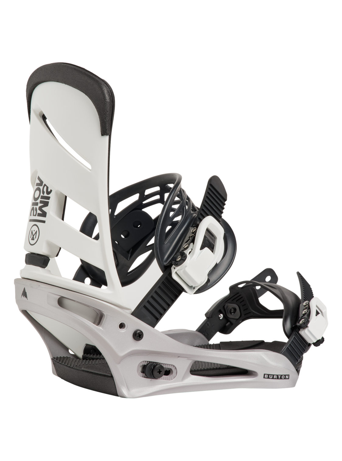 Men's Mission Re:Flex Snowboard Bindings - White/Silver