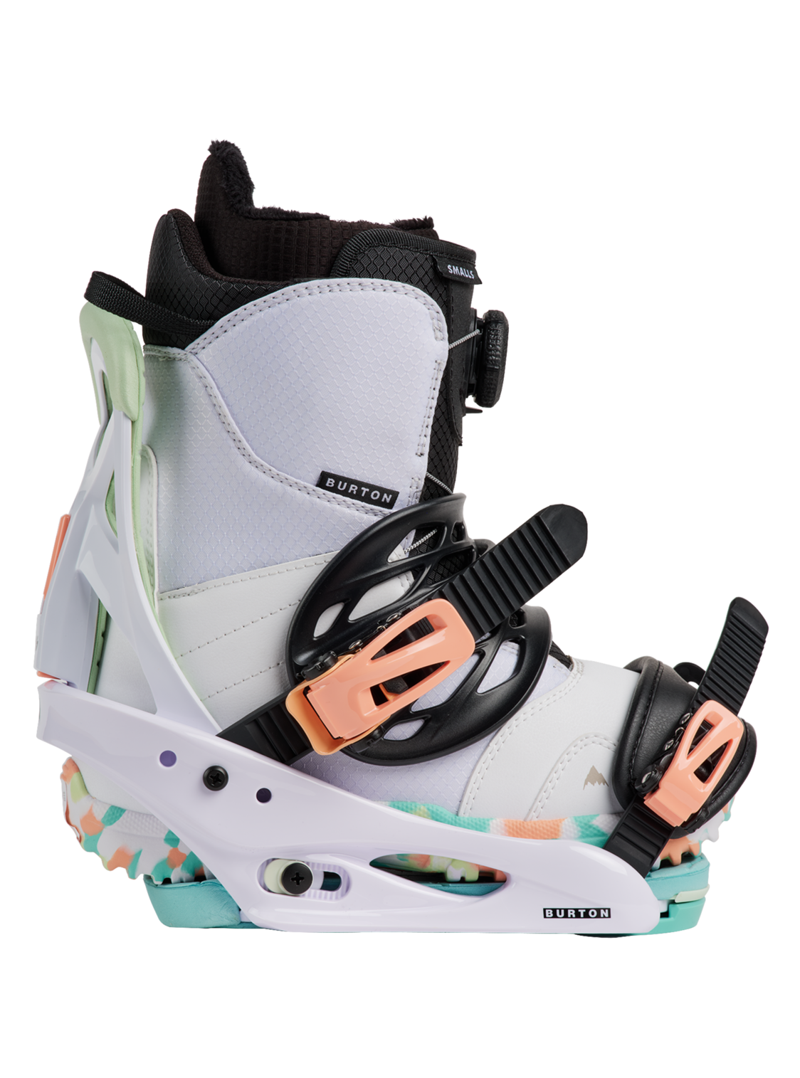 Kids' Smalls Re:Flex Snowboard Bindings - White/Multi