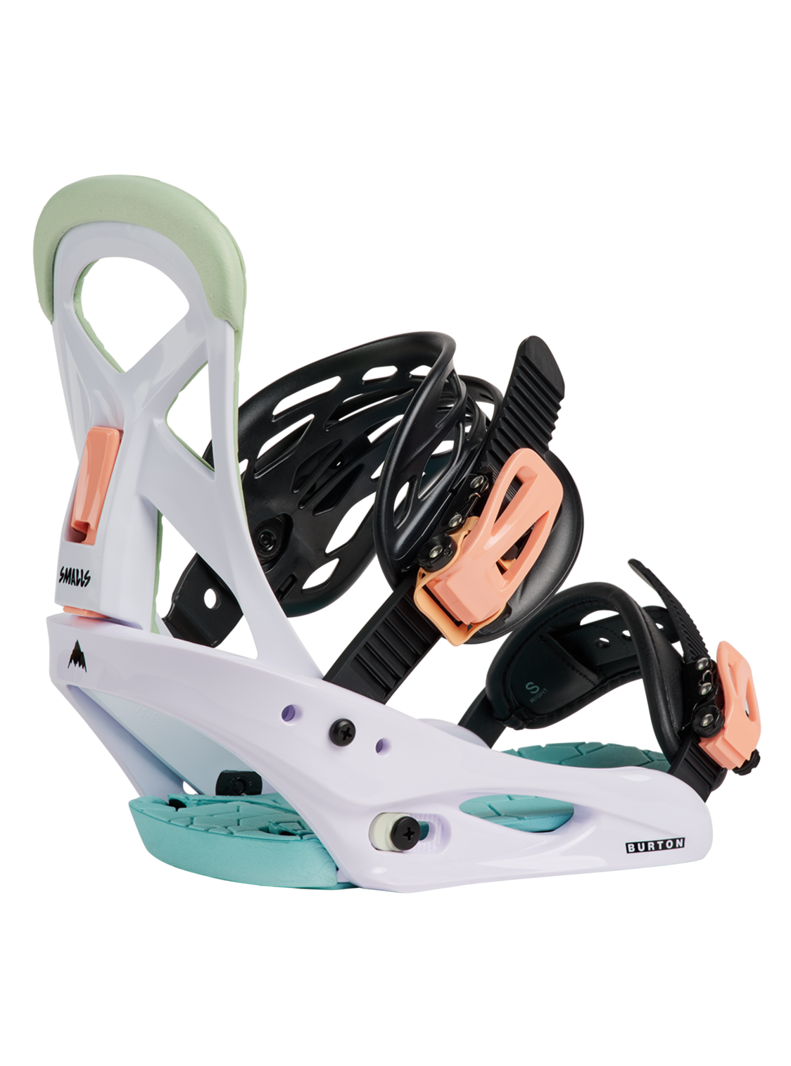 Kids' Smalls Re:Flex Snowboard Bindings - White/Multi