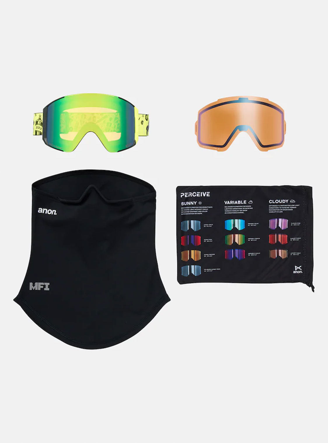 Anon Sync Goggles + Bonus Lens + MFI® Face Mask