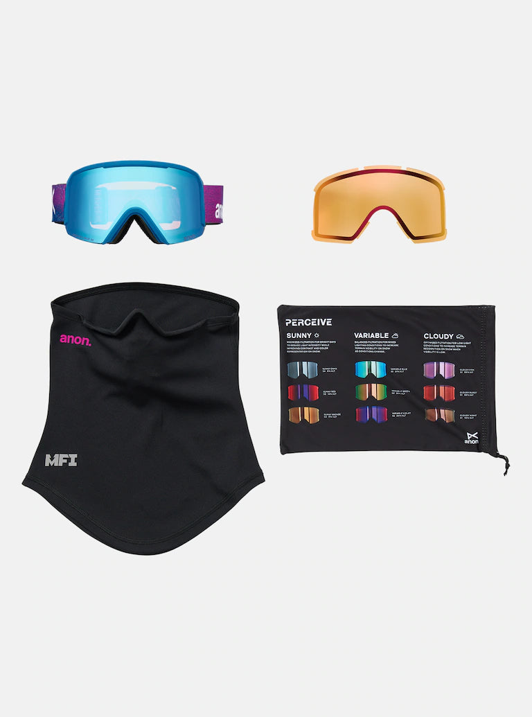 Anon Nesa Goggles + Bonus Lens + MFI® Face Mask