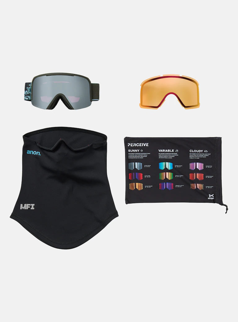 Anon Nesa Goggles + Bonus Lens + MFI® Face Mask