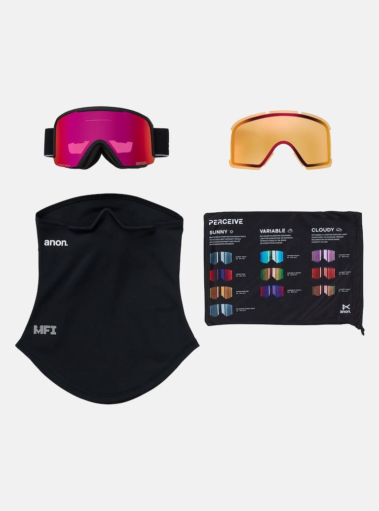 Anon Nesa Goggles + Bonus Lens + MFI® Face Mask