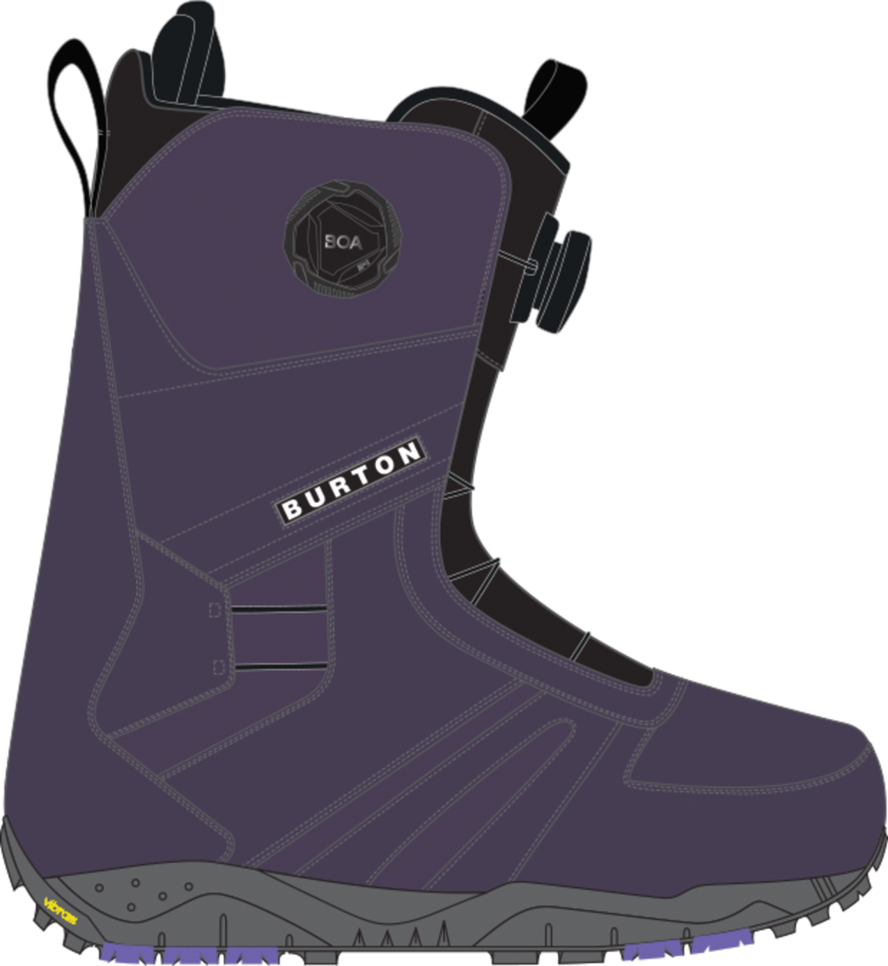 Women's Felix BOA® Snowboard Boots - Nightshade Purple