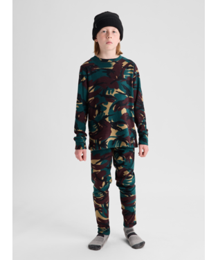 Kids' Fleece Base Layer Set - Seersucker Camo