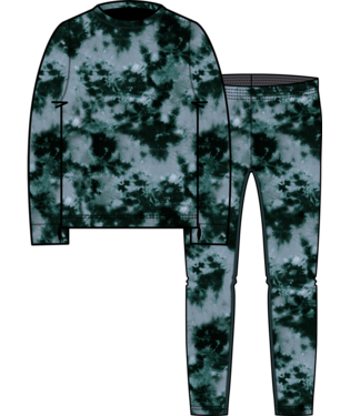 Kids' Fleece Base Layer Set - Crumple Dye
