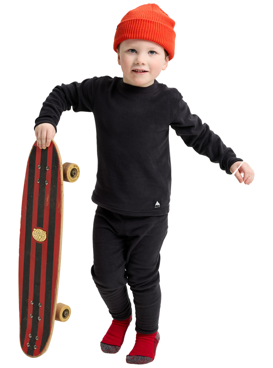 Toddlers' Fleece Base Layer Set - True Black