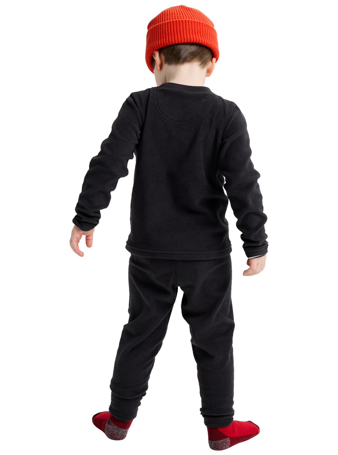Toddlers' Fleece Base Layer Set - True Black