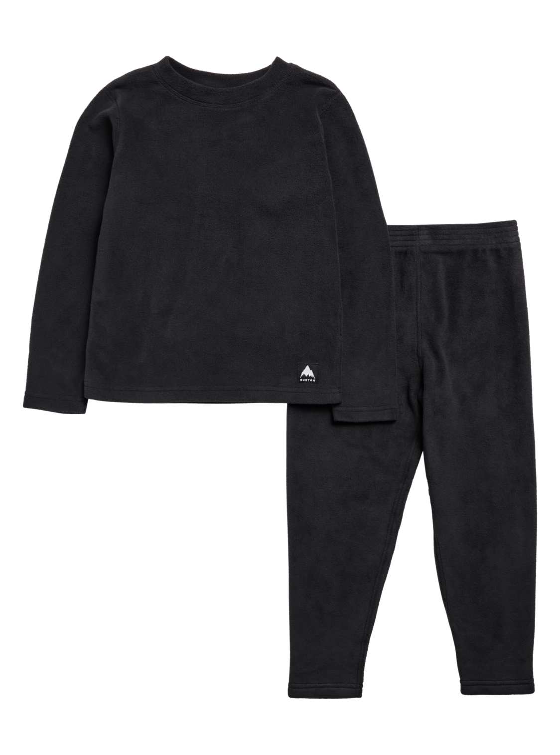Toddlers' Fleece Base Layer Set - True Black