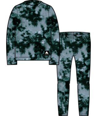 Toddlers' Fleece Base Layer Set - Crumple Dye