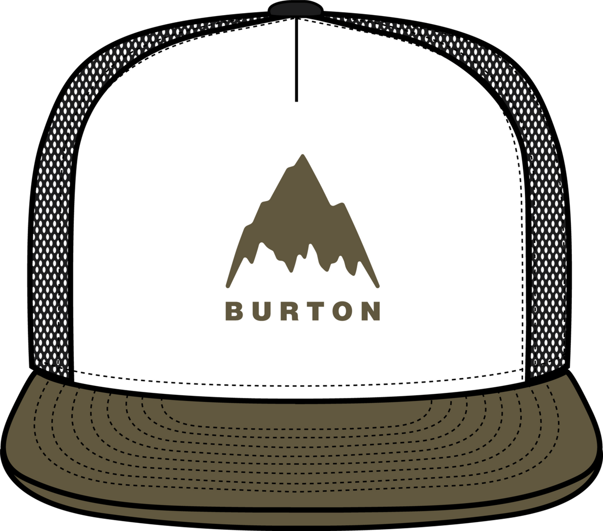 I-80 Snapback Trucker Hat - Dried Moss
