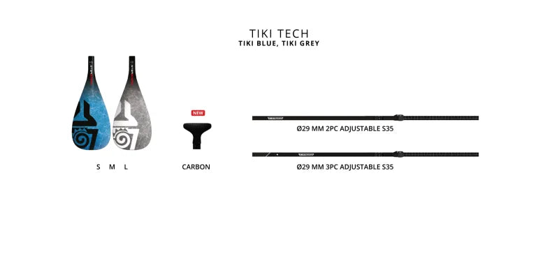 Wiosło Starboard Enduro Tiki Tech Blue 29mm 3pcs S35