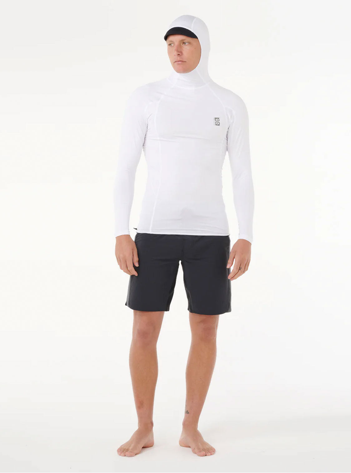 LYCRA SEARCH UPF PERF HOOD L/S