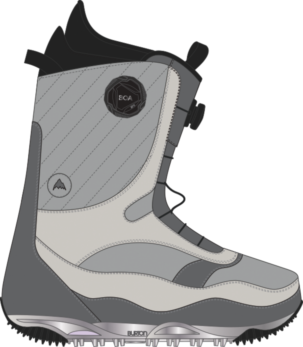 Women's Limelight BOA® Snowboard Boots - Gray