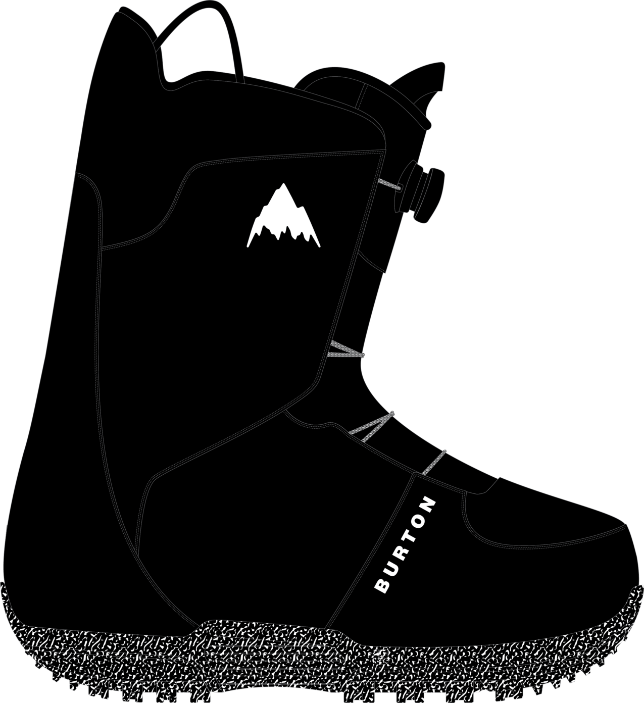 Kids' Grom BOA® Snowboard Boots - Black