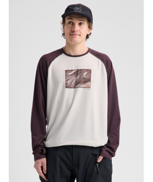 Men's Roadie Base Layer Tech T-Shirt - Stout White/Bear Hug Brown