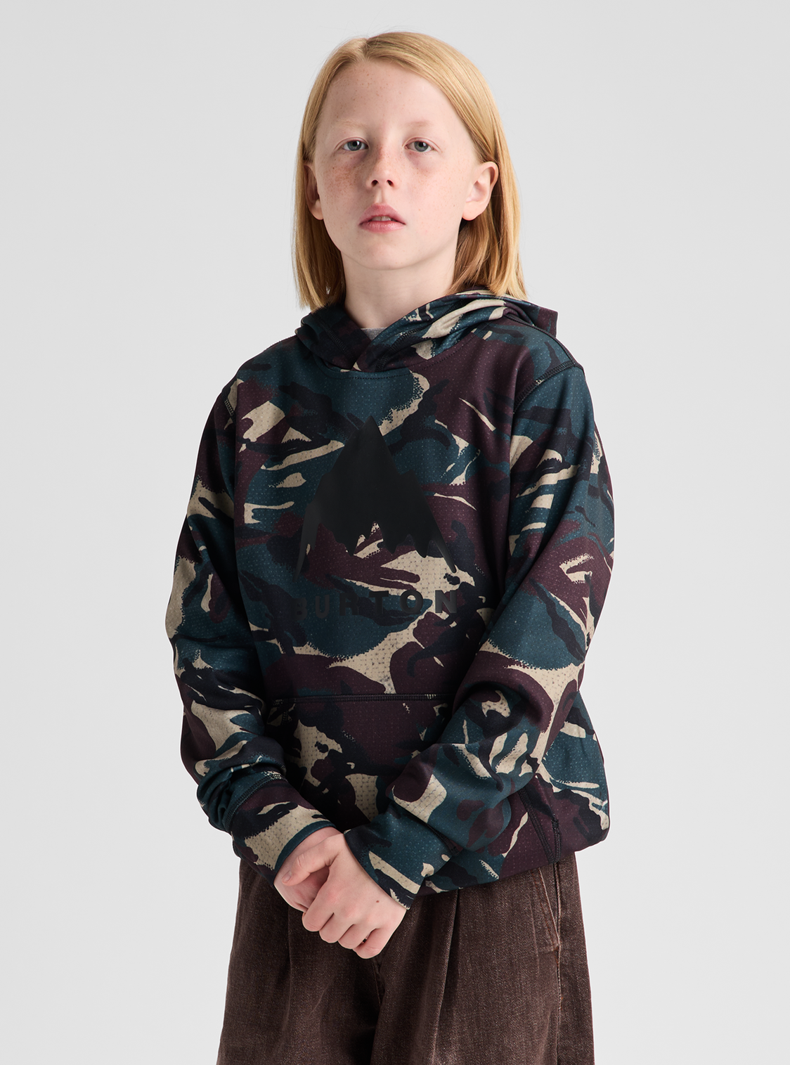 Kids' Oak Pullover Hoodie - Seersucker Camo
