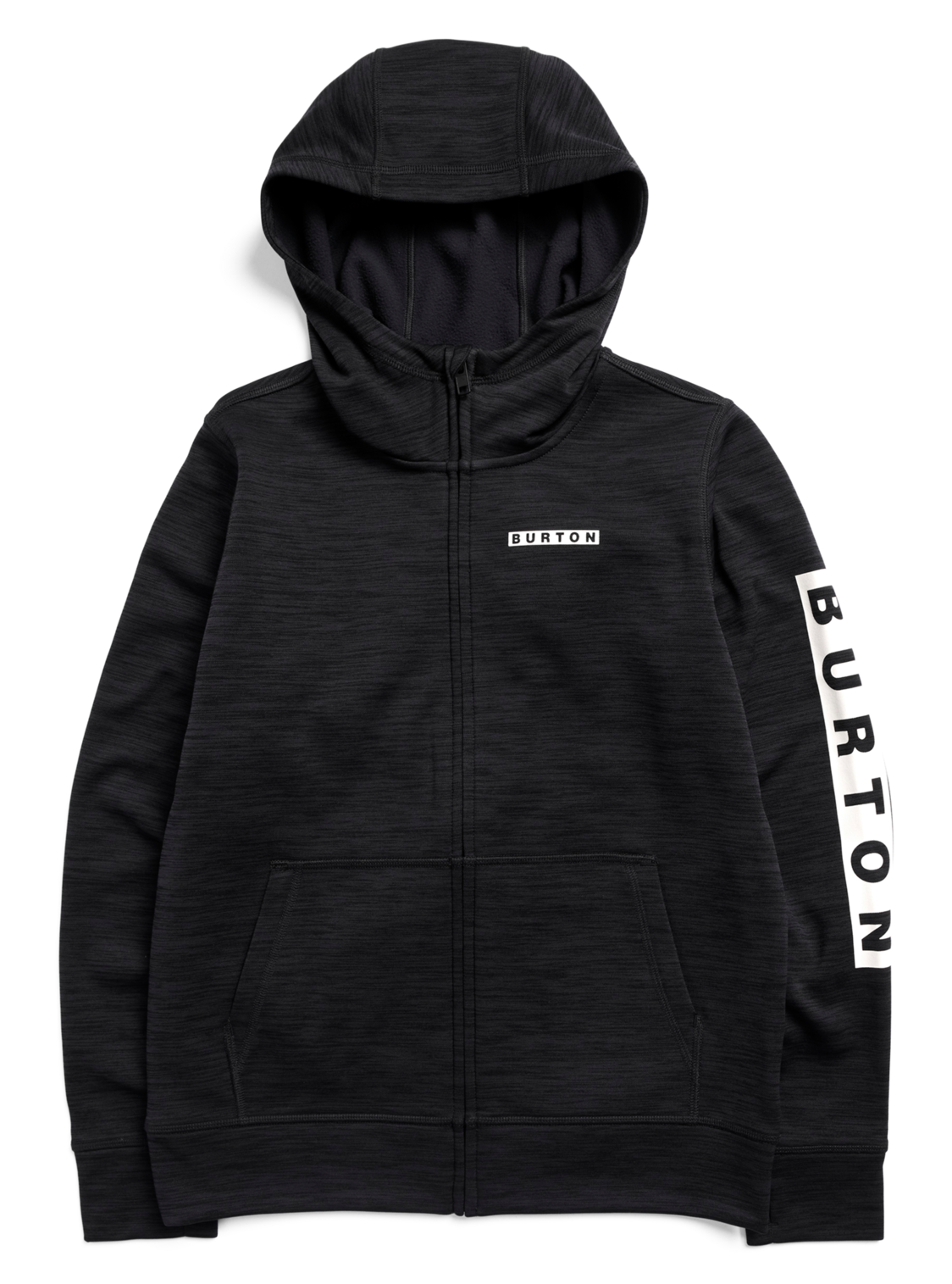 Kids' Oak Full-Zip Hoodie - True Black Heather