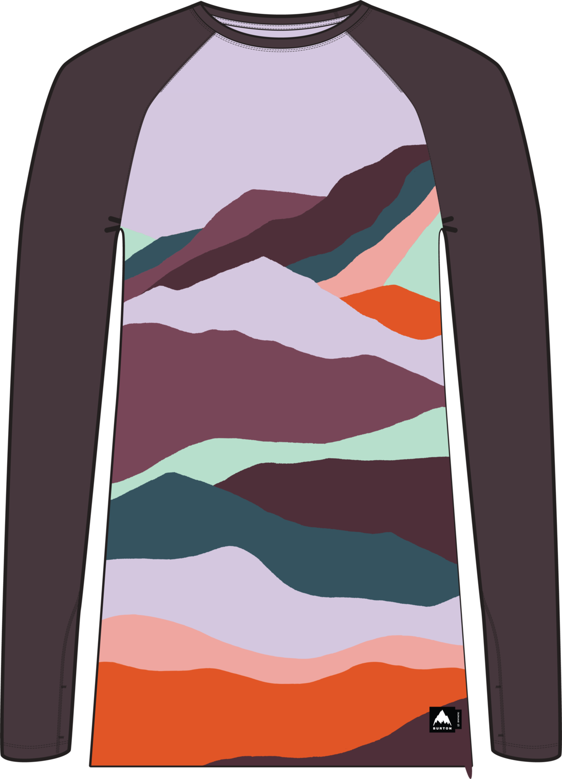 Women's Roadie Base Layer Tech T-Shirt - Horizon/Bear Hug Brown