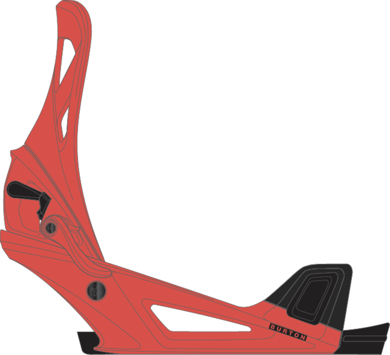 Men's Step On® Re:Flex Snowboard Bindings - Hot Tamale