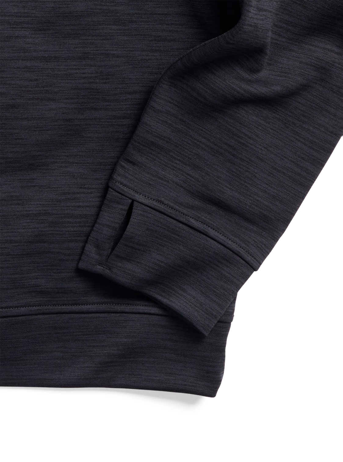Men's Oak Pullover Crew - True Black Heather
