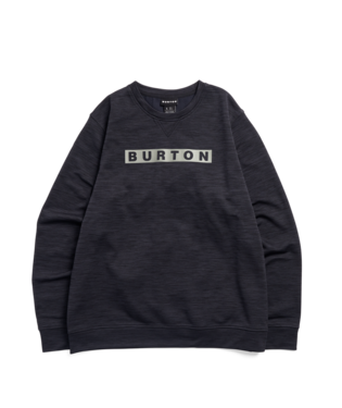 Men's Oak Pullover Crew - True Black Heather