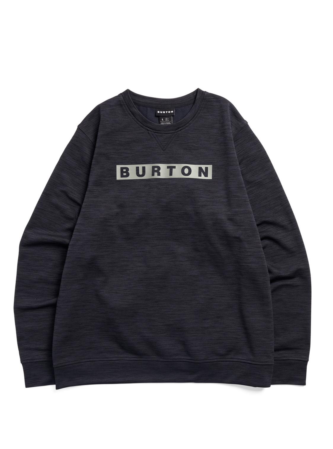 Men's Oak Pullover Crew - True Black Heather