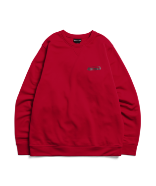Men's Oak Pullover Crew - Geranium Red