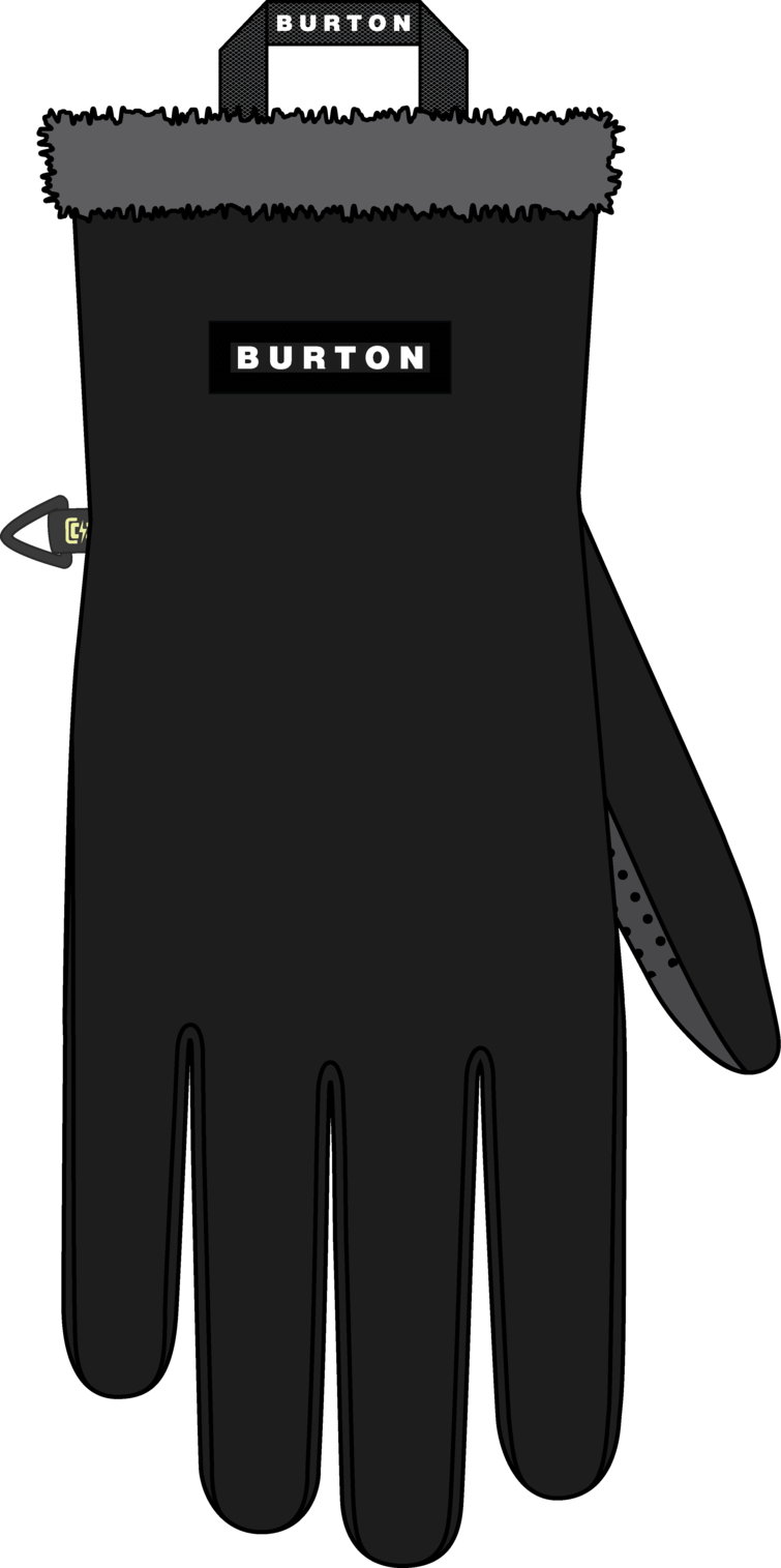 Women's Sapphire Gloves - True Black