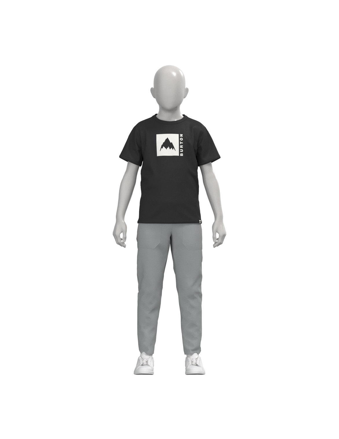 Kids' Classic Mountain High Short Sleeve T-Shirt - True Black