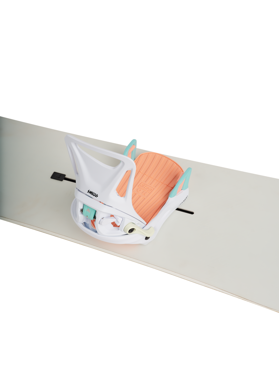 Kids' Burton Step On® Smalls Re:Flex Snowboard Bindings - White/Multi