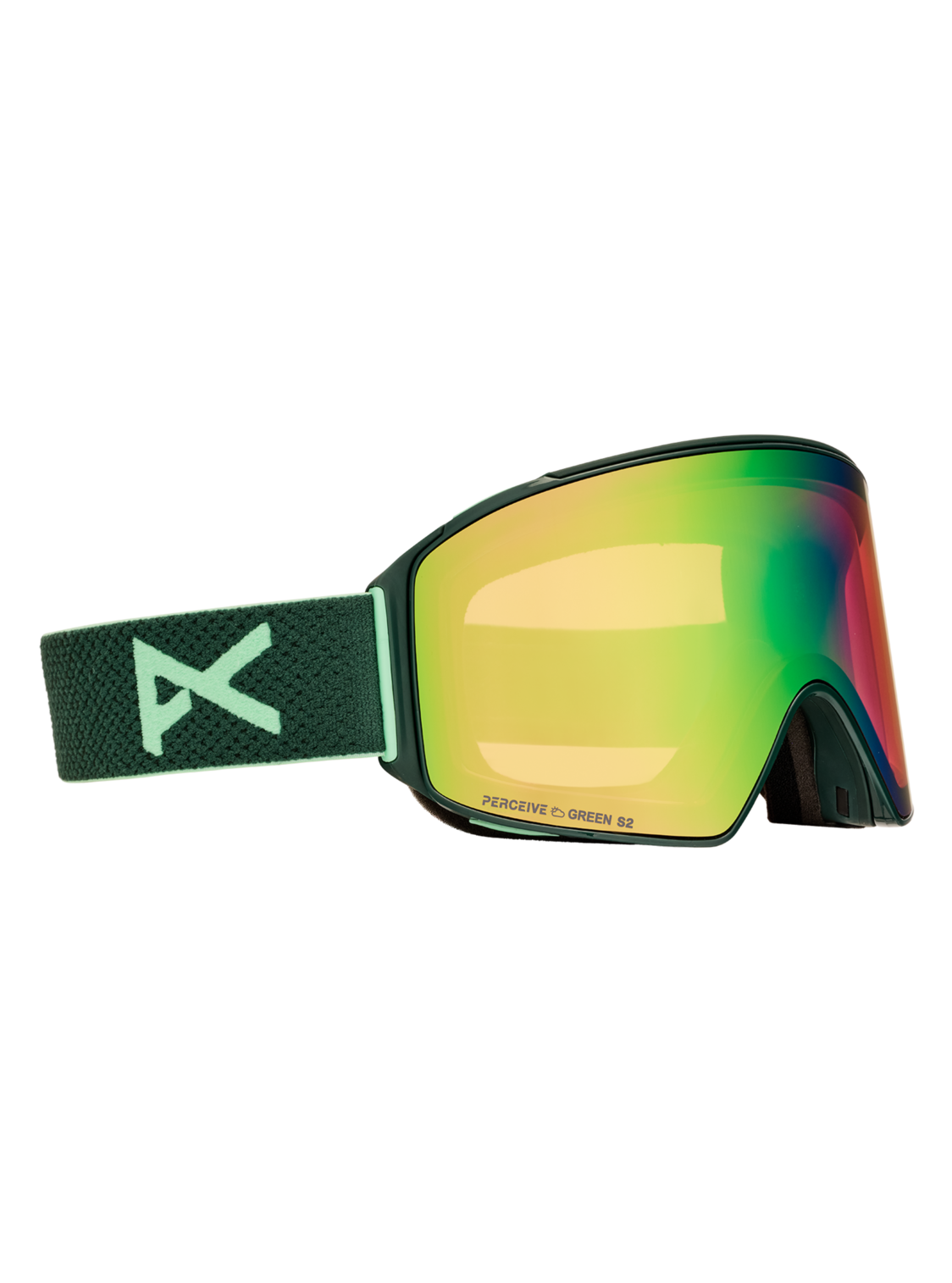 M4 Goggles (Cylindrical) + Bonus Lens + MFI® Face Mask - Brunswick Green / Perceive Variable Green