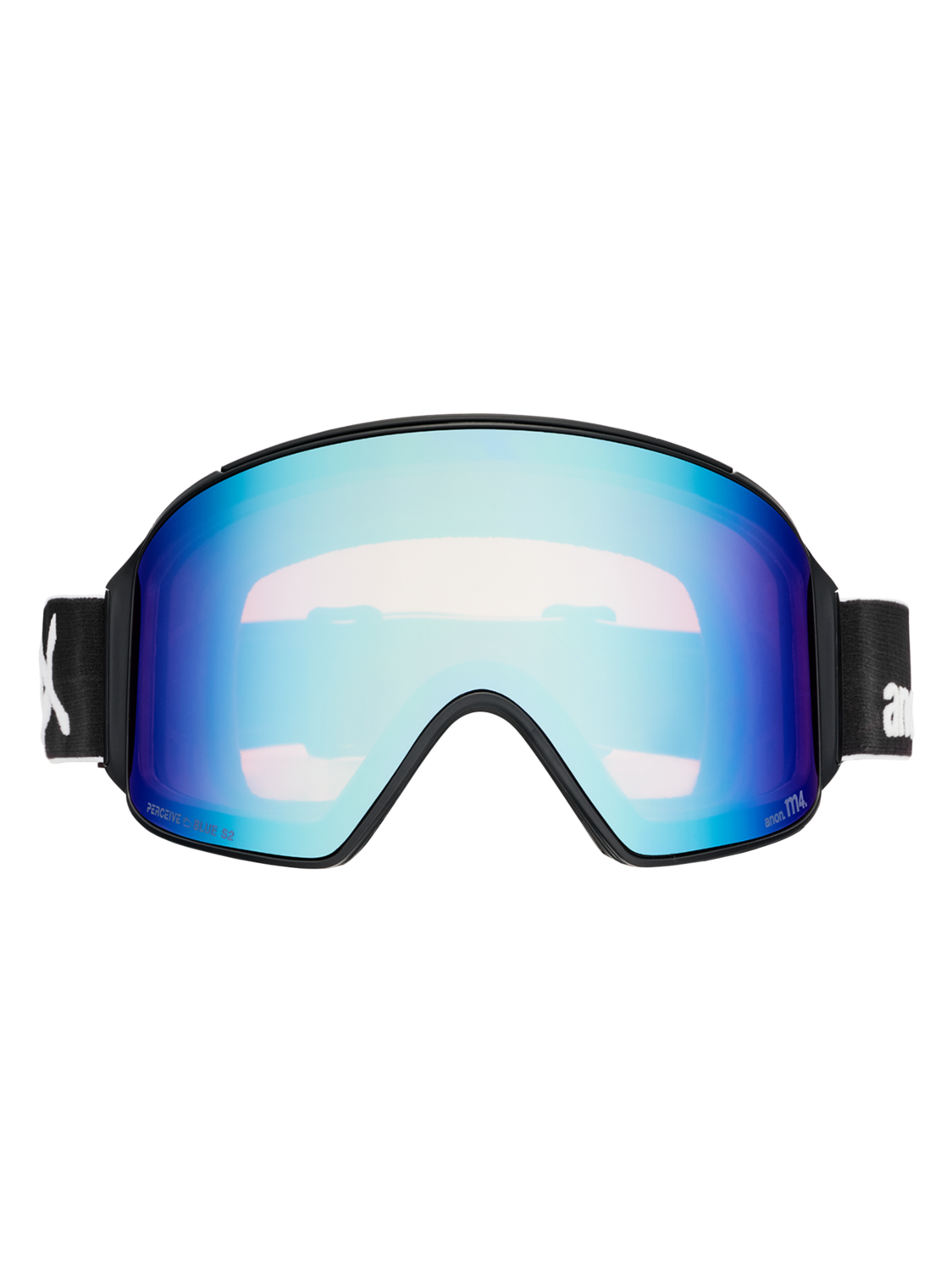 M4 Goggles (Cylindrical) + Bonus Lens + MFI® Face Mask - Black/Perceive Variable Blue