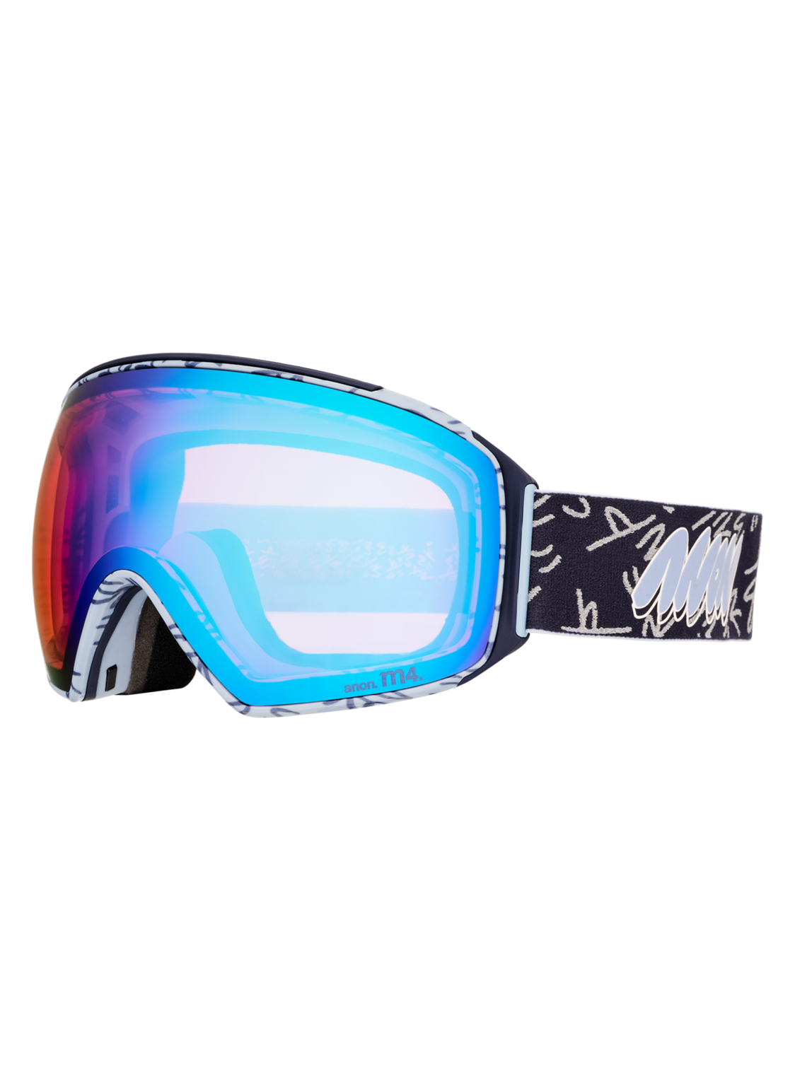 M4 Goggles (Toric) + Bonus Lens + MFI® Face Mask - LBMIDNIGHTGUS / PERCEIVE VARIABLE BLUE