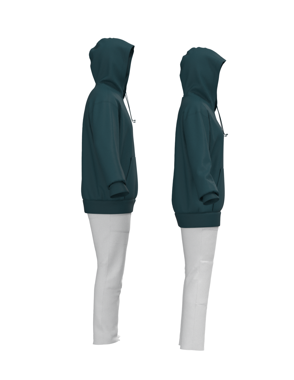 Men's Mountain Pullover Hoodie - Atlantic Teal