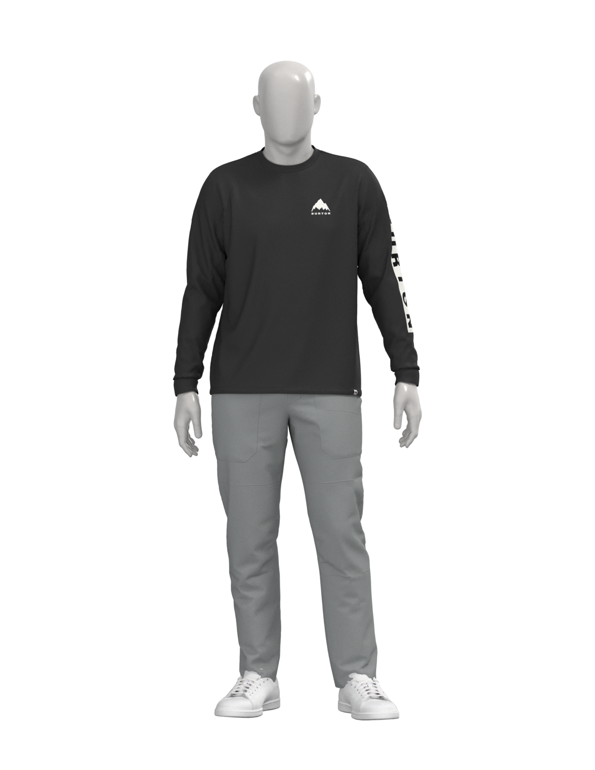Men's Elite Long Sleeve T-Shirt - True Black