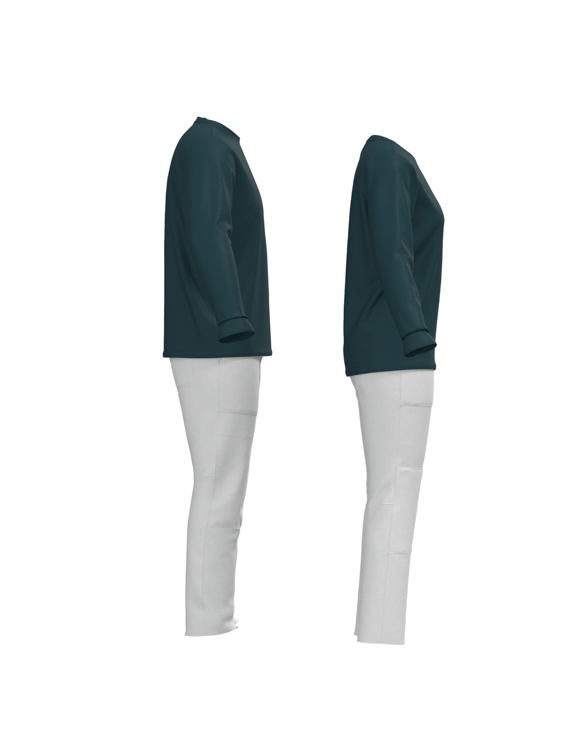 Men's Elite Long Sleeve T-Shirt - Atlantic Teal