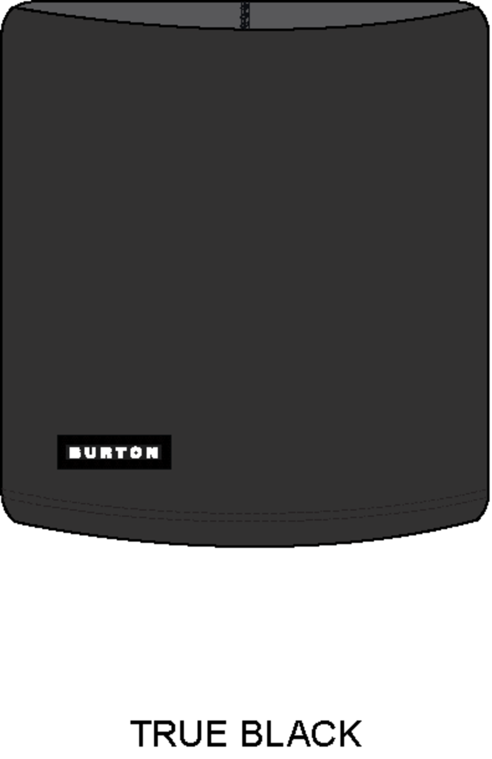 Merino Wool Neck Warmer - True Black